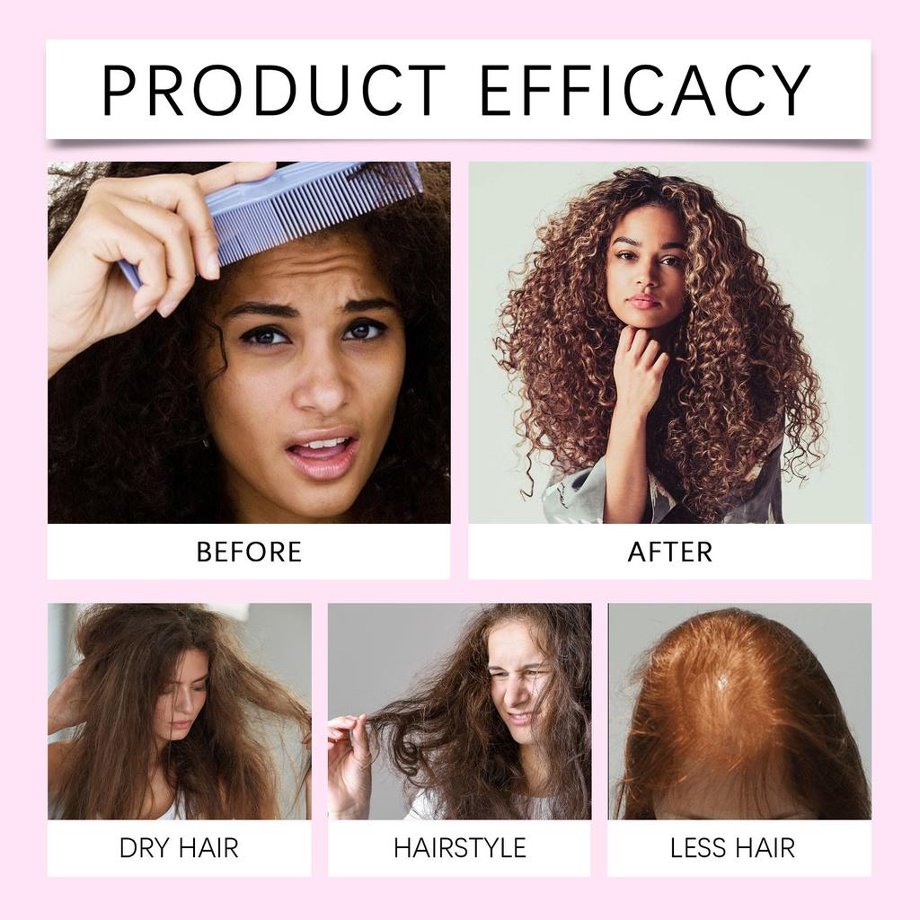 Спрей для ухода за вьющимися волосами Питает, защищает и завивает Спрей для ухода за волосами, который помогает придать форму вьющимся волосам и создать модный внешний вид, 100 мл