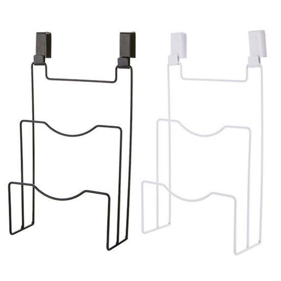 Pot Lid Rack Door Back Type Kitchen Organizer Wall Mounted Chopping Board Drain Rack Pan Cover Holder Eco-friendly Space-Saving