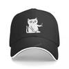 Бейсболка с принтом черного кота из мультфильма для женщин, повседневная мода, кепка Harajuku, кепка с изображением животных, кота, для мужчин и женщин, хип-хоп, кепки Gorras