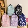 Female Schoolbag Printed Backpack Student Large Capacity Backpack