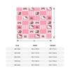 Hello Kitty Leopard Knitted Blanket Kawaii Cartoon Wool Throw Blankets Bedding Couch Printed Soft Warm Bedspread