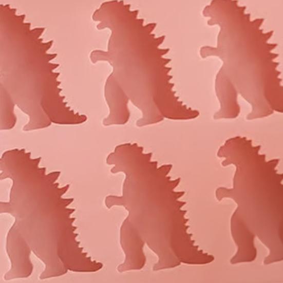 Yousheng Форма для льда Силиконовая Форма для льда в форме динозавра Антипригарная Пищевой класс Безопасна для духовки Форма для льда Кухонный гаджет