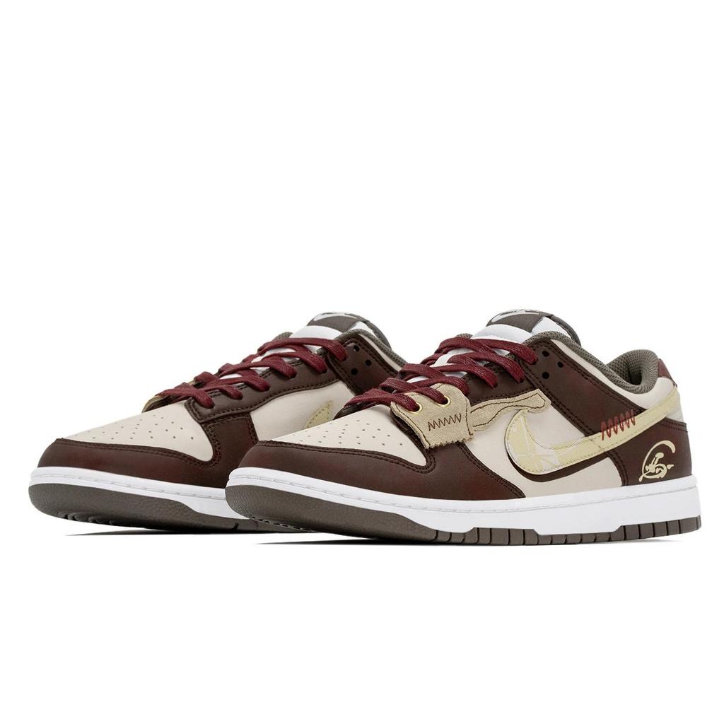 Nike Кроссовки Dunk CNY Box, Мгновенный успех, Нескользящие, Износостойкие, Нескользящие, Износостойкие, Низкие, HF5441-111(TeamA-S-BOX)