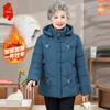 Women's Hooded Padded Winter Jacket for Elderly