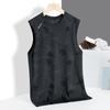 Summer Men's Ice Vest Casual Sleeveless Camisole Short Sleeved T-shirt Fabric Quick Drying Ice Feeling Thin Sports Top