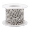SS12 5yardroll Crystal Rhinestone Chain DIY Fashion Silver Close Cup Chain Apparel Accessories