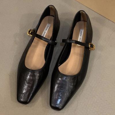 Модные туфли на плоской подошве для женщин, винтажные туфли на плоской подошве с квадратным носком, британский стиль, оксфордские туфли, женские балетки, повседневные мокасины, брендовые мокасины Mujer