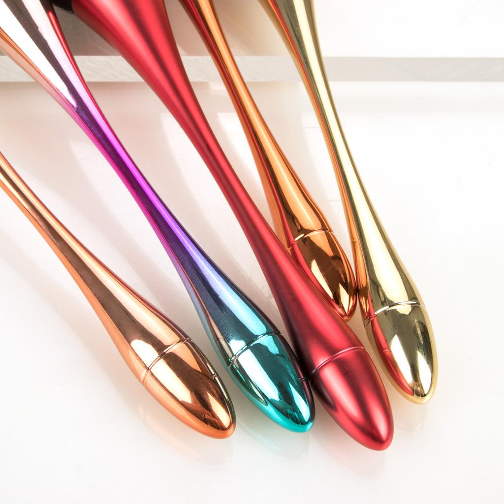 Кисть для румян с пудрой розового золота, профессиональная кисть для макияжа, большая косметическая кисть для лица, косметическая брошка для лица Cont, инструмент для макияжа