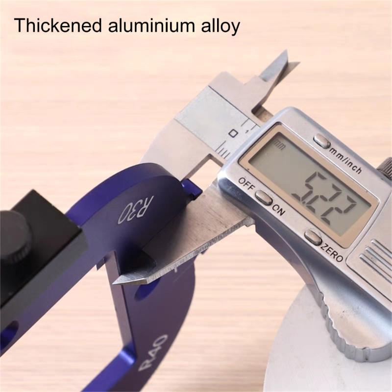 Радиусный угловой модуль 10/15/20/25 мм для столярных работ и энтузиастов DIY, отличающийся прочной конструкцией из алюминиевого сплава