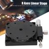 Ручная платформа перемещения R-оси Вращающаяся линейная ступень 360° Скользящий стол 60 мм RS60-L Линейный скользящий стол