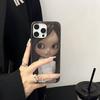 Темная милая кукла Арт для IPhone 16 15 14 13 12 11 17 Pro Max Plus Волна Гофрированный чехол для телефона Защитный от падения