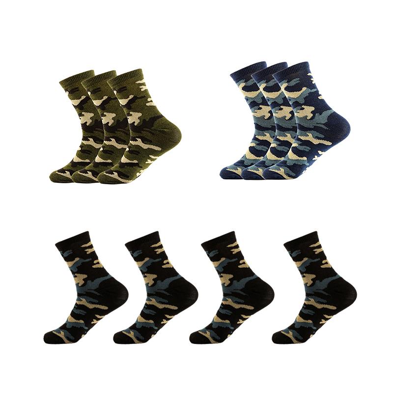 10 пар/лот мужские спортивные носки на открытом воздухе камуфляжные носки для дикой природы удобные дышащие повседневные носки для дома и путешествий на открытом воздухе