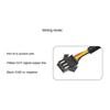 DIDI Water Flow Sensor Hall Flow Meter 1 Inch External Wire Copper Water Flow Sensor Turbine Flow Meter