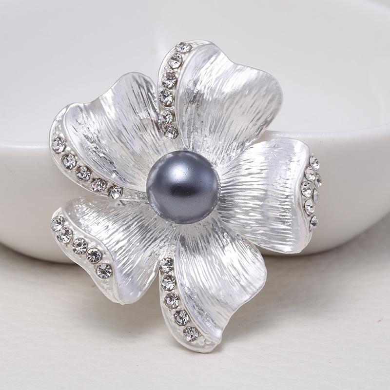 Благородная матовая брошь Ya Gold Brooch Ya Silver Brooch Temperament Clothing Accessories