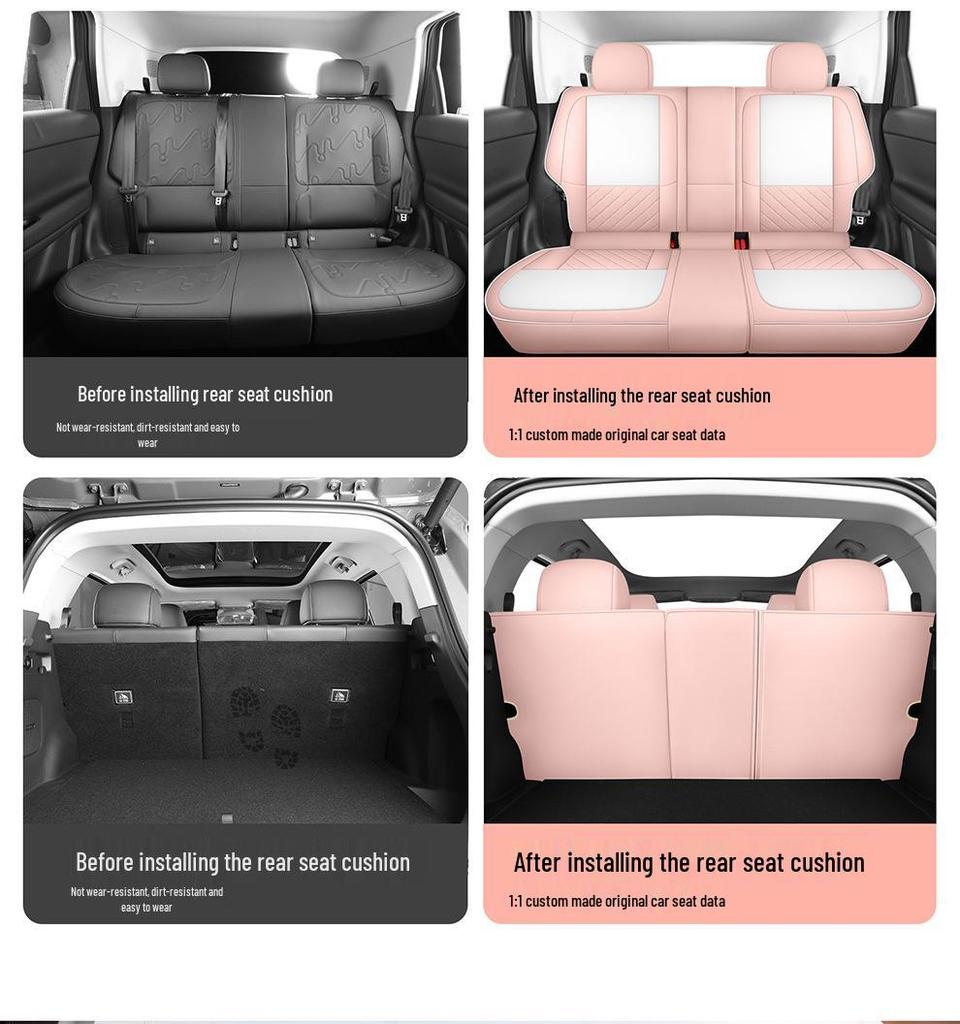 Leapmotor A10 Leather Seat Covers: All-Season, Full Coverage Car Seat Cushions
