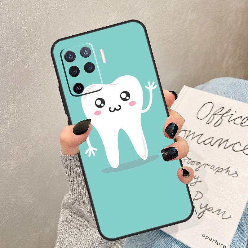 Чехол для стоматолога, зуба, зубного гигиениста для Oppo A57 A17 A77 A18 A38 A58 A78 A98 A74 A54 A94 A80 A60 A40 A96 A76 A16 A15 A5 Pro