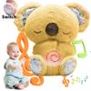 Plush Anxiety Relief Toys Cute Koala Breathing Musical Soothing Doll Toy Sleep