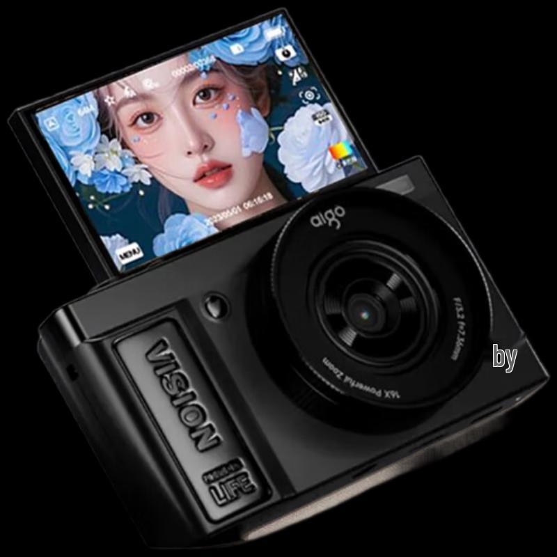 Aigo E9 Flip Screen Selfie Digital Camera (CN version)