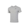 Dri-FIT Sports Training Быстросохнущая футболка с круглым вырезом и принтом для мужчин, темно-серо-меланжевый AR6030-063