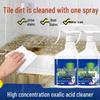 Powerful Home Oxalic Acid Cleaner: Stain Remover, Descaler, Yellowing Inhibitor, Antibacterial Bathroom & Toilet Bowl Cleaner