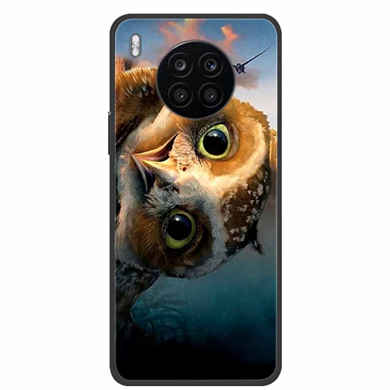 For Honor 50 Lite Case Shockproof Soft silicone TPU Back Cover For Huawei Honor 50 Lite Phone Cases Honor50 Lite Cute Cartoon
