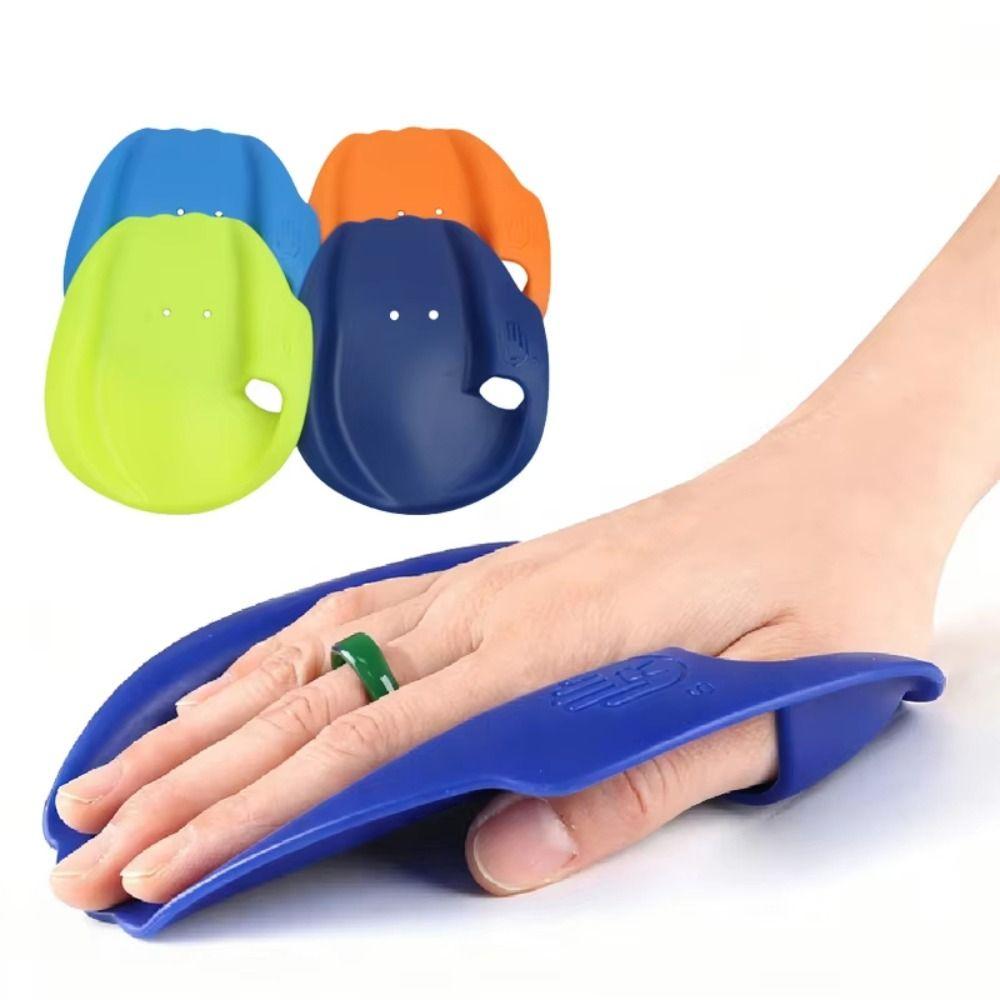 Adjustable Hand Fins PVC Swim Flippers Durable Swim Paddles Fitness Swim