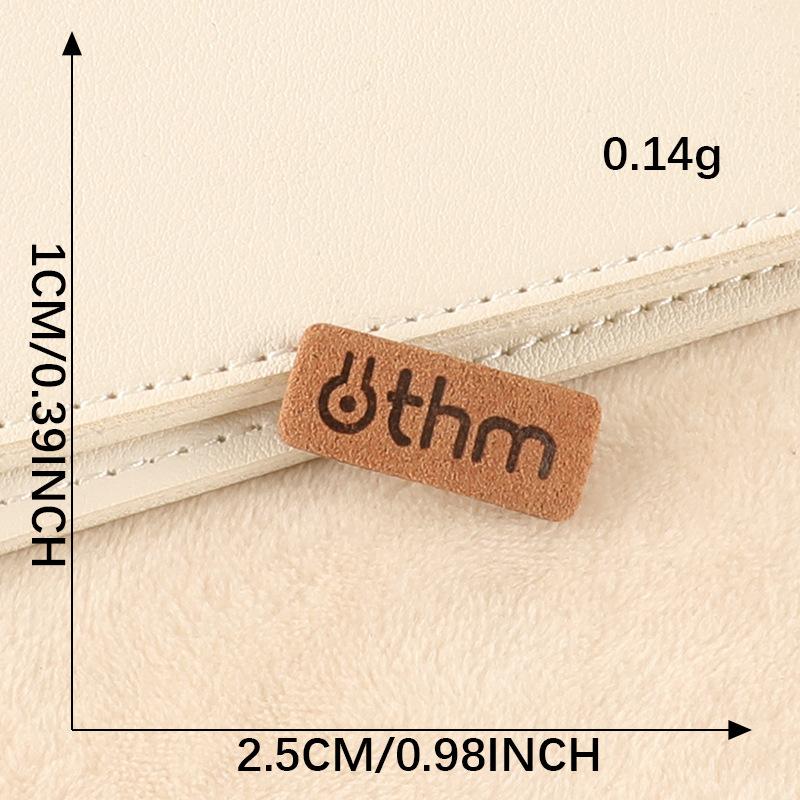 Печатные фирменные аксессуары для одежды, нашивки своими руками, обувь и шляпы, аксессуары для багажа, английские буквы, кожаные этикетки, наклейки для ткани