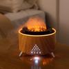 Увлажнитель воздуха Flame Volcano с Bluetooth, ароматизатор «Деревянная лава», диффузор для эфирных масел, белый шум для спальни, гипноз.