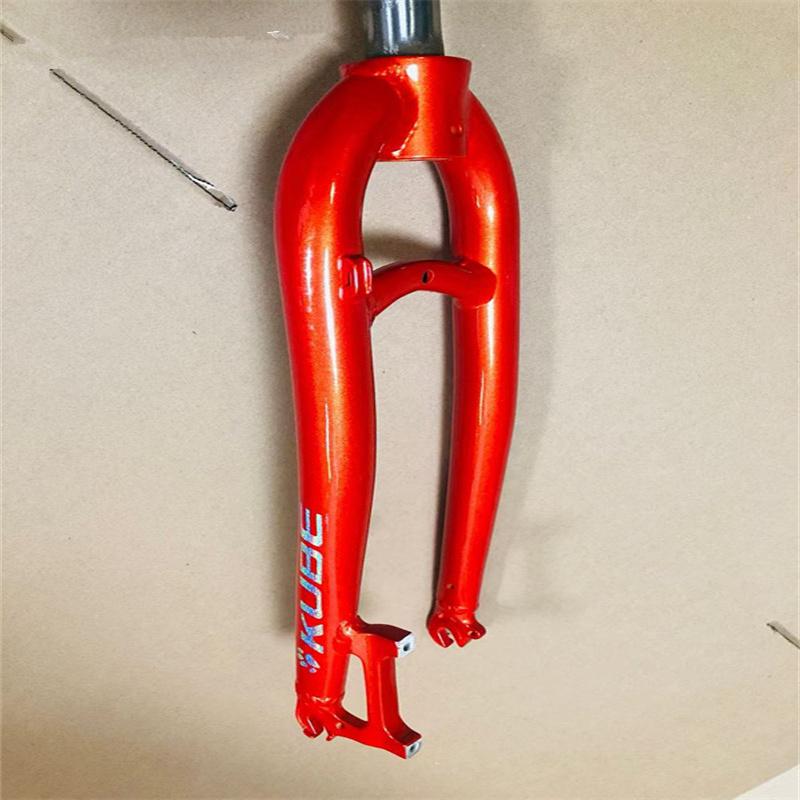 20-дюймовый BMX Велосипед Алюминиевый Сплав Жесткая Вилка Дисковый Тормоз Передняя Вилка Безрезьбовая Рулевая Труба 28.6*180 мм Передняя Вилка Дискового Тормоза Стойка А