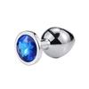Анальная пробка секс-игрушки мини круглая форма металл нержавеющая гладкая анальная пробка стимулятор простаты массажер анальный дилдо взрослые секс-товары