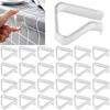 Transparent Tablecloth Clips Windproof Table Cover Holder Home Supplies Table Cloth Clamps