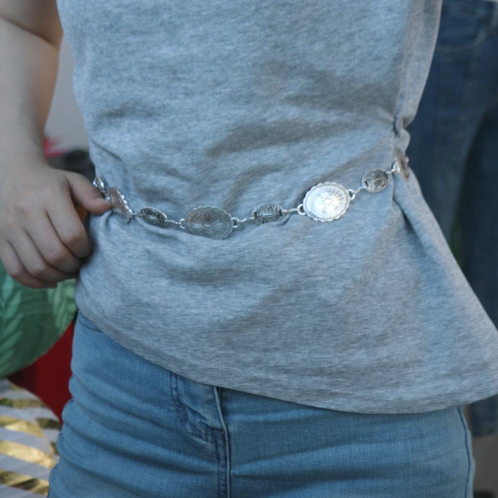 Belly Chain Dress Belt Chains Oval Tassel Body Chain Fashion Bohemian Waist Chains Women