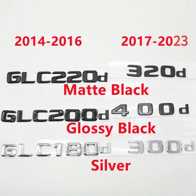 2014-2023 For Mercedes-Benz C253 GLC180d GLC200d GLC220d GLC350d GLC500d GLC320d Badge Emblem Script Decal Sticker Accessories PK1