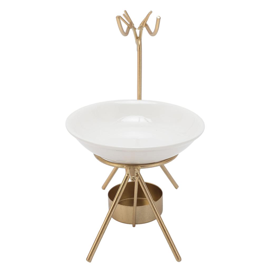 Керамический подсвечник для чайной свечи, нагреватель воска в форме оленя, железное украшение для дома, винтажное эфирное масло