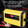 3 Stages Lead Acid AGM GEL Battery-chargers Car Accessories 2A Intelligent Fast Power Charging Digital LCD Display Full Automatic Car Battery Charger