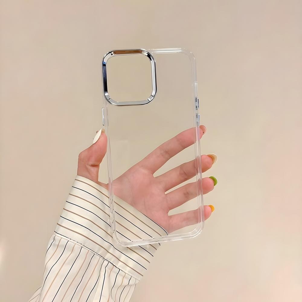 Mad Scientist R-Ricks Phone Case For IPhone 17 Air 16 E 15 14 13 12 11 Plus Pro Max Electroplated Transparent Soft Shell
