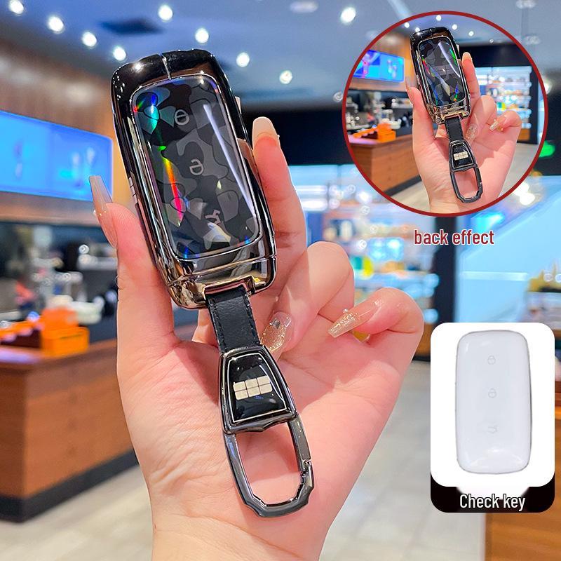 Чехол для ключей Galaxy Starry 8emp: 2025 Geely Explorer Звездный Корабль Издание Все включено Металлическая Пряжка Чехол
