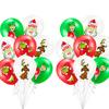 16-Piece Christmas Party Decoration Balloon Set Grinch Latex Balloon Customized