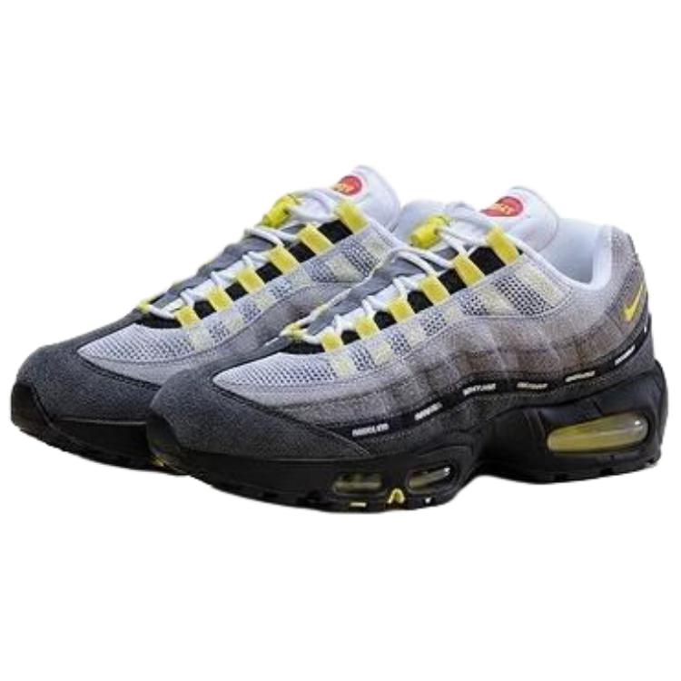 Undefeated x Nike Air Max 95 Желтые Унисекс Кроссовки Черный Опти-Желтый Жемчужно-Серый IB4523-002