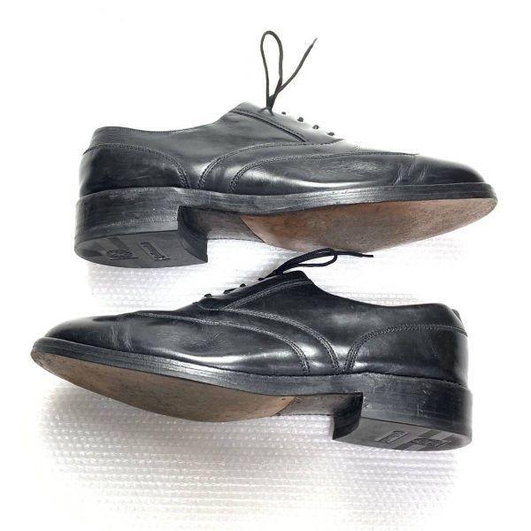 Винтажная Англия Неизвестный бренд Оксфорды Бизнес обувь Черный 9.5 28.0(ИСПОЛЬЗОВАЛ)