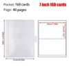 1Pcs New Collect Book Photo Album 80/160 Slots PVC Picture Card Holder Transparent 3/4/5/6/7 Inch Photocard Holder Idol Star