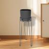 Metal Plant Pot with Stand Indoors Decorative Planter