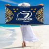Leinster Rugby Print Beach Towel, Large Soft Quick Dry Towel for Beach Camping Swimming