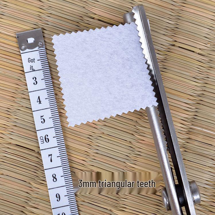 Тканевые крафт-ножницы: Треугольные, Зубчатые, Полукруглые и Волнистые узоры