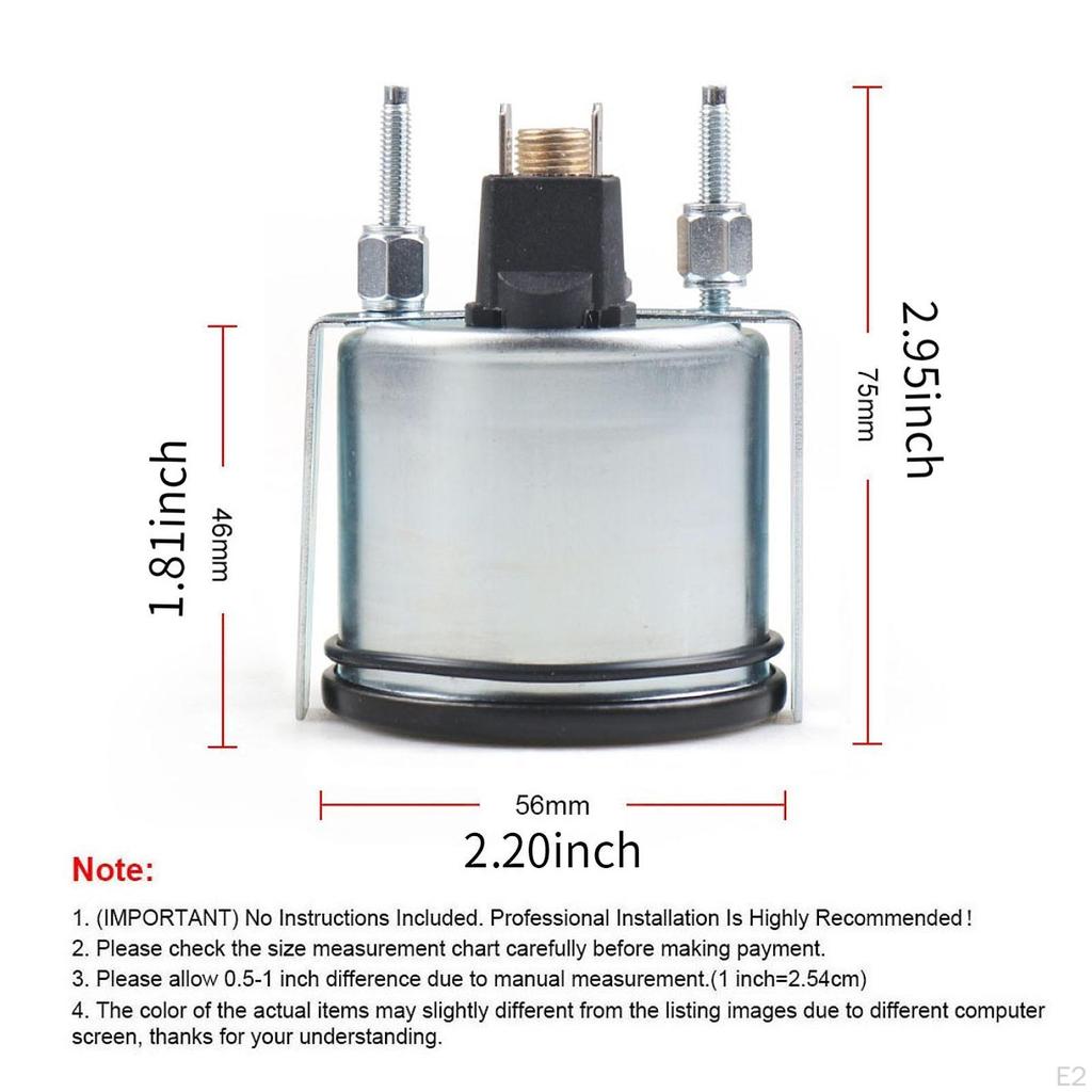 Автомобильный механический датчик температуры двигателя транспортного средства измеритель температуры воды 12 В 56 мм для