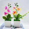 Искусственный бонсай Реалистичные три цветка Неувядающие Неувядающие Декоративные DIY Поддельные Орхидеи Фаленопсис