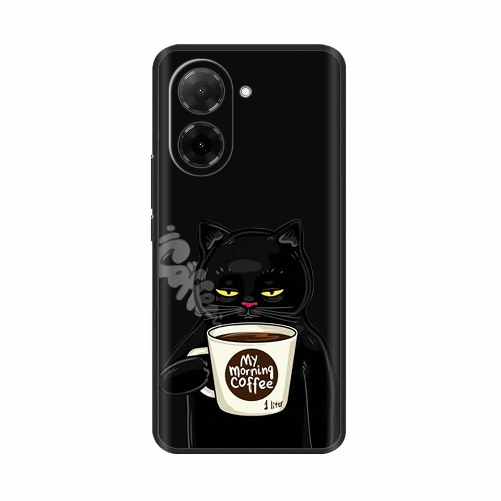 Чехол для телефона Xiaomi Redmi A5 4G Чехол для Poco C71 Мягкий Черный ТПУ Силикон Ударопрочный Задняя крышка PocoC71 C 71 redmiA5 NFC Чехлы