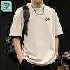 JEANSWEST LIFE Стильная мужская хлопковая футболка с коротким рукавом