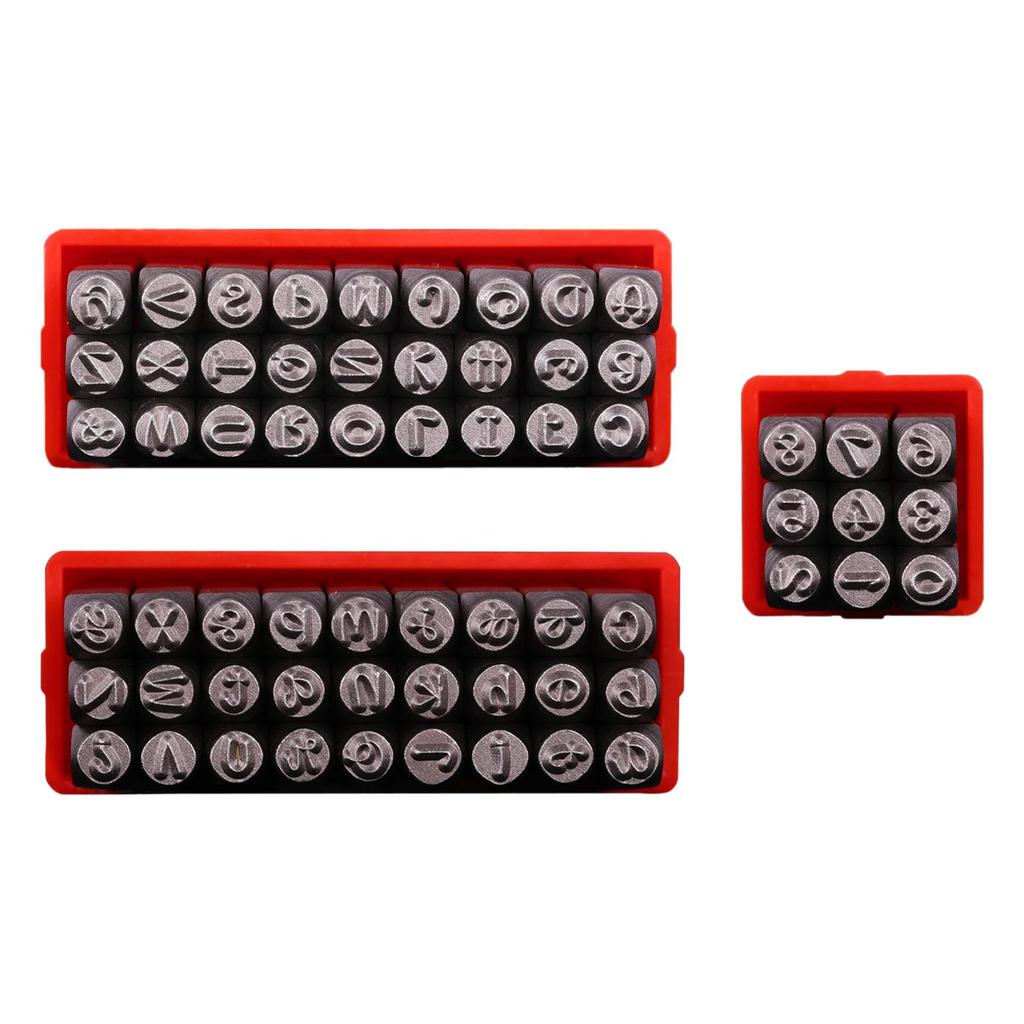 Metal Stamp Set Steel Alphabet Stamp Set Bench Block Pressing Die Imprinting