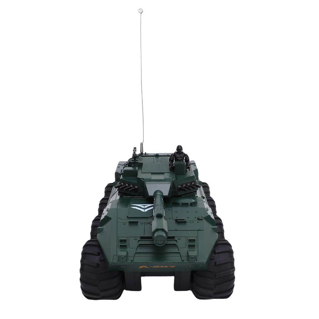 8WD RC Tank Toy, 1 32 Scale 2.4Ghz Amphibious All Terrain Remote Control Vehicle, 360 Degrees  Rotating Crawler Car for